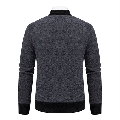 Vintage Men Knitted Sweaters Cadigan Men's Casual Fashion Button Up Cardigans Jackets Autumn Winter Jumper Coat