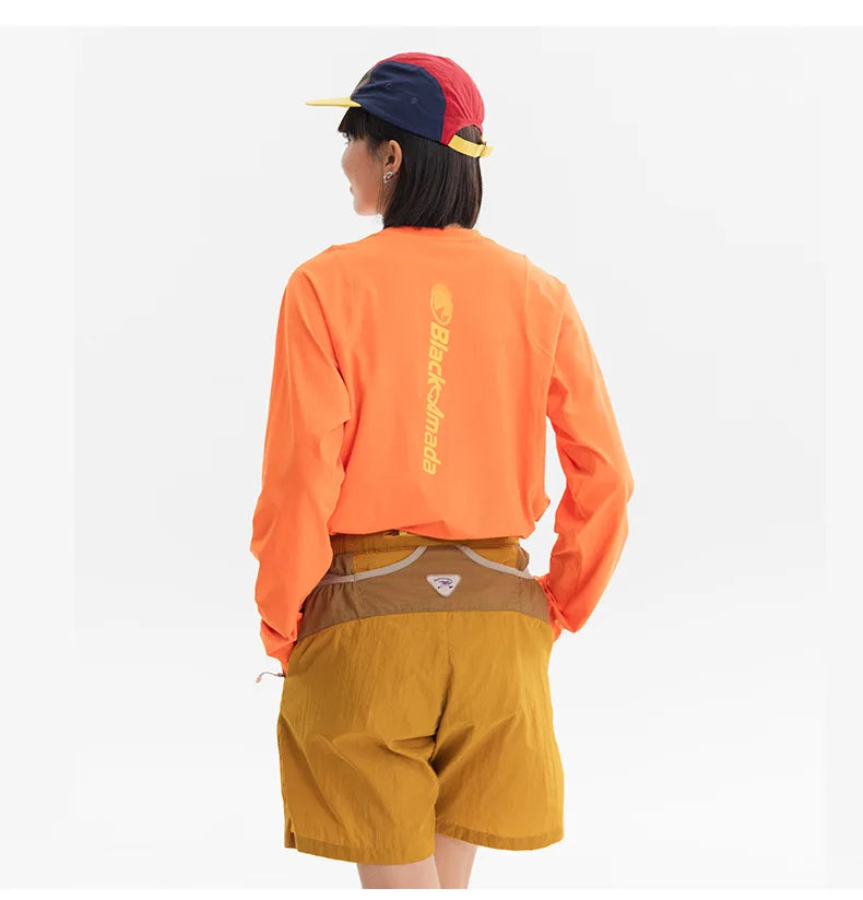 Men Anti-Bacterial  UPF Sun Protection Long Sleeve Moisture-Wicking & Quick-Dry Lightweight Top Unisex Quick-Dry Sun Protective