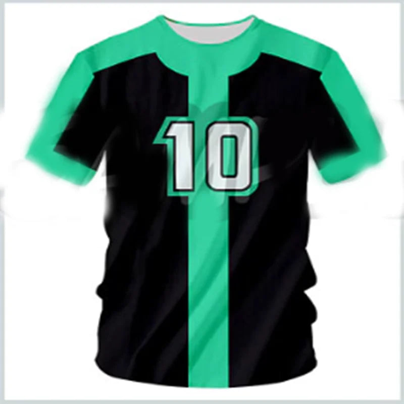 Animated Omnitrix Ben10 3D Print Men T-shirt Summer Outdoor Training Quick Dry Breathable Sport Football Jersey Short-sleeve Top
