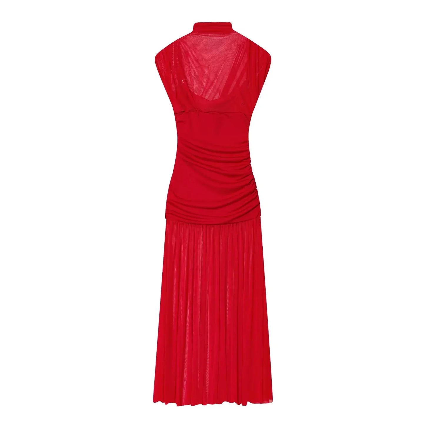 2026 Spring Summer Elegant Women Dresses Wedding Guest Ladies Patch Work Tulle Dresses Valentine‘s Day Woman Dresses