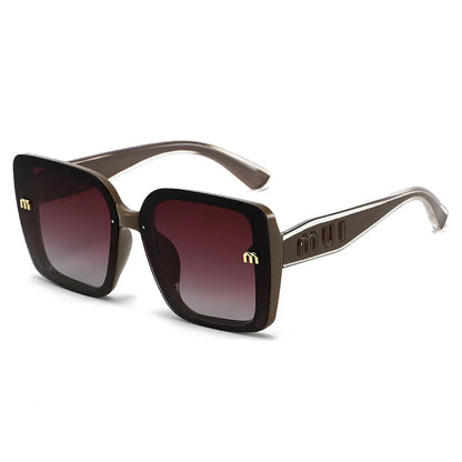 2026 New Luxury Square Sunglasses for Women Sun Glasses Oversized Frame UV400 Protection Trendy Shades for Driving Daily Wear