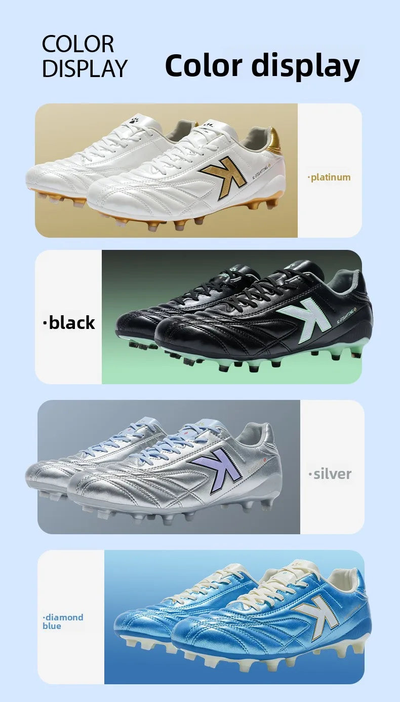 Men‘s Soccer Cleats Ag Short Studs Football Boots Mg Professional Match Training Artificial Natural Grass Turf Shoes