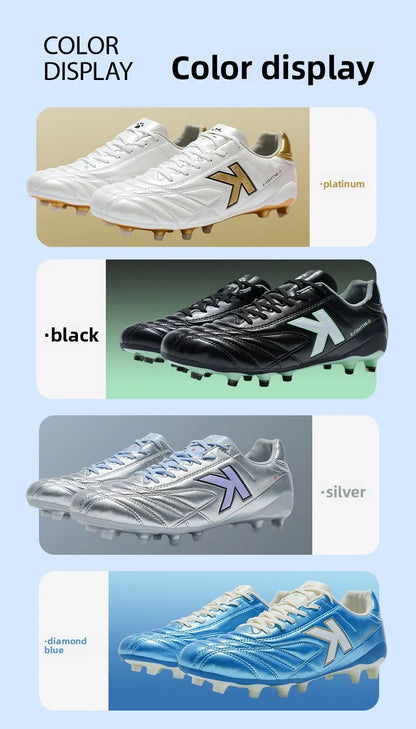 Men‘s Soccer Cleats Ag Short Studs Football Boots Mg Professional Match Training Artificial Natural Grass Turf Shoes