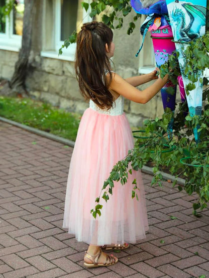 New Flower Girl Dress Baby Kids Summer Princess Party Lace Wedding Birthday Dresses Children Clothing 2 4  6 8 10 12 14