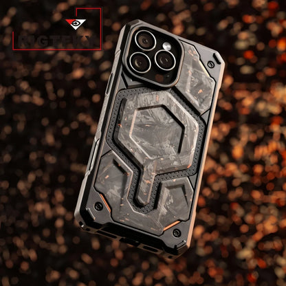 Heavy Military Mixed Armor Shockproof Phone Case For Iphone 17 Pro Max Air 16 15 Plus14 13 Magnetic Rugged Protective Back Cover