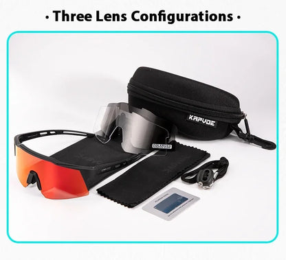 Kids Cycling Sunglasses Aged 8-15 Baseball Running Children Glasses UV400 Sports Riding Bicycle Glasses