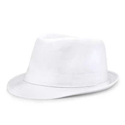 Summer Solid Bright Color Sun Hat British Jazz Hat Top Hat Men's Top Hat Winter Middle-aged and Elderly Jazz Warm Hat Fedora Hat