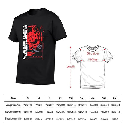samurai rock band T-Shirt oversizeds rapper graphic tees graphic tee shirt man clothes mens graphic t-shirts hip hop