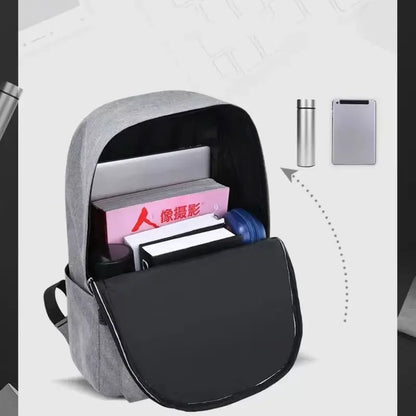 Trendy Men's Minimalist Backpack Versatile Backpack Large Capacity School Student Computer Travel Bag Washable Unisex Backpack