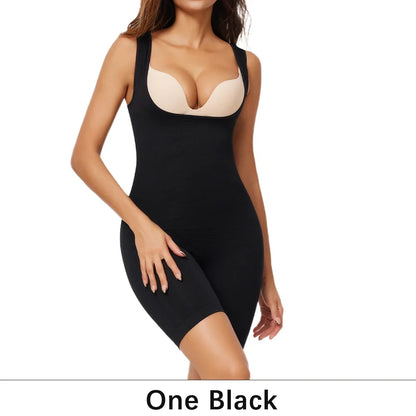 Women's One-Piece Tight Buttocks Control Lifting Shaping Shapewear Bodysuit Device High Waist Training Tight Fitting Clothing