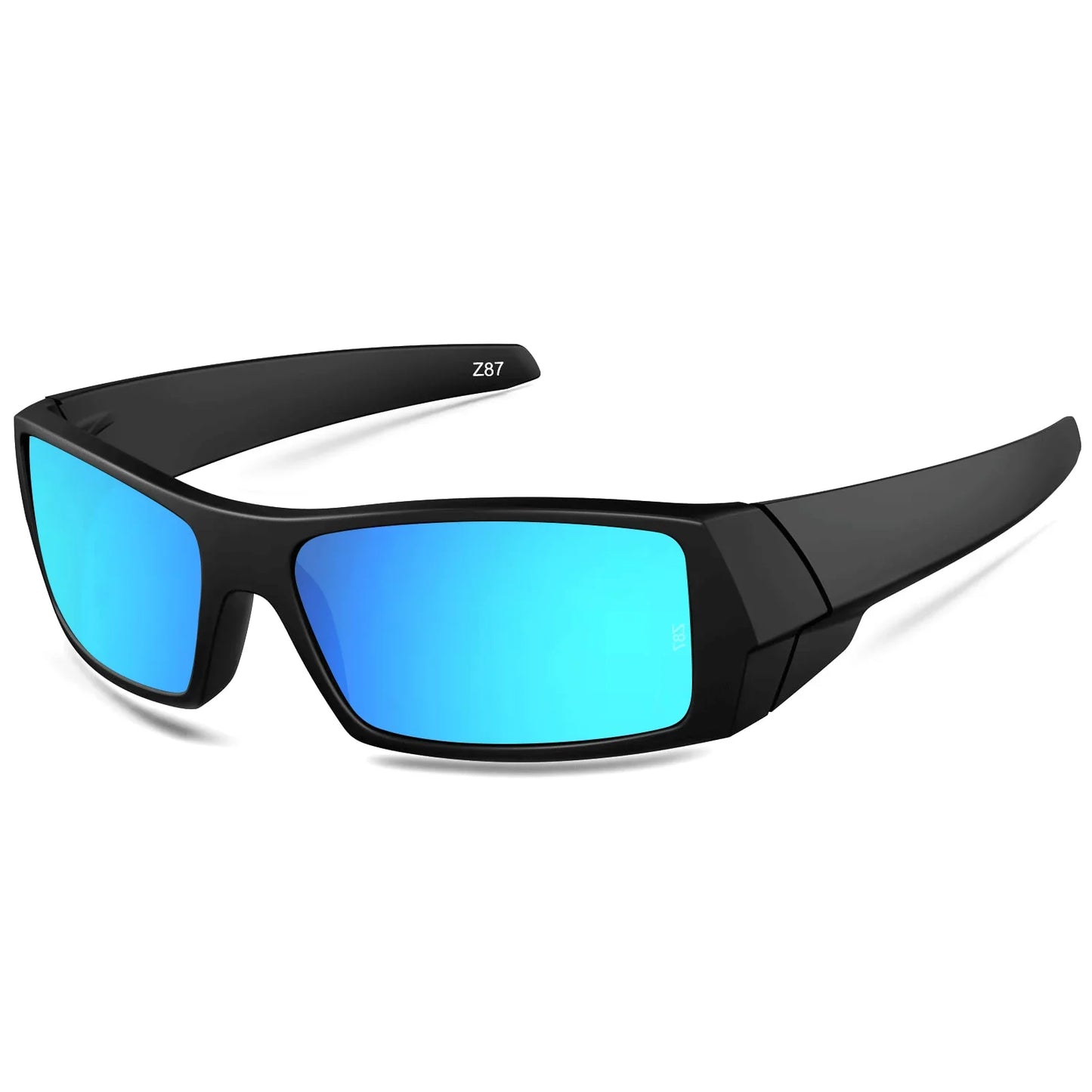 Z87 Polarized Sunglasses Men Women Wrap Around Sport Driving UV400 Retro Vintage Shield Safety Glasses 8231