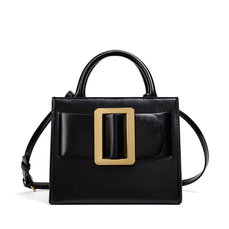 Chic Buckle Handbag Women 2026 New High Quality Trend Exquisite Luxe Shoulder Bag Distinctive Design Faux Leather Crossbody Bag