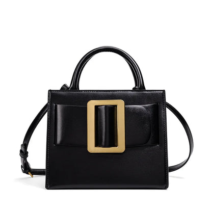 Chic Buckle Handbag Women 2026 New High Quality Trend Exquisite Luxe Shoulder Bag Distinctive Design Faux Leather Crossbody Bag