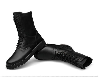 Men Tactical Boots Climbing Shoes Outdoor Military Brand Safety Size Boot Breathable Ankle Casual Hiking Shoes Waterproof Plus