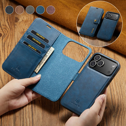 Luxury 2 in 1 Detachable Leather Case for iPhone 17 Pro Max 17 Pro 17 Air 17 Shockproof Book Bolio Magnetic Flip Cover