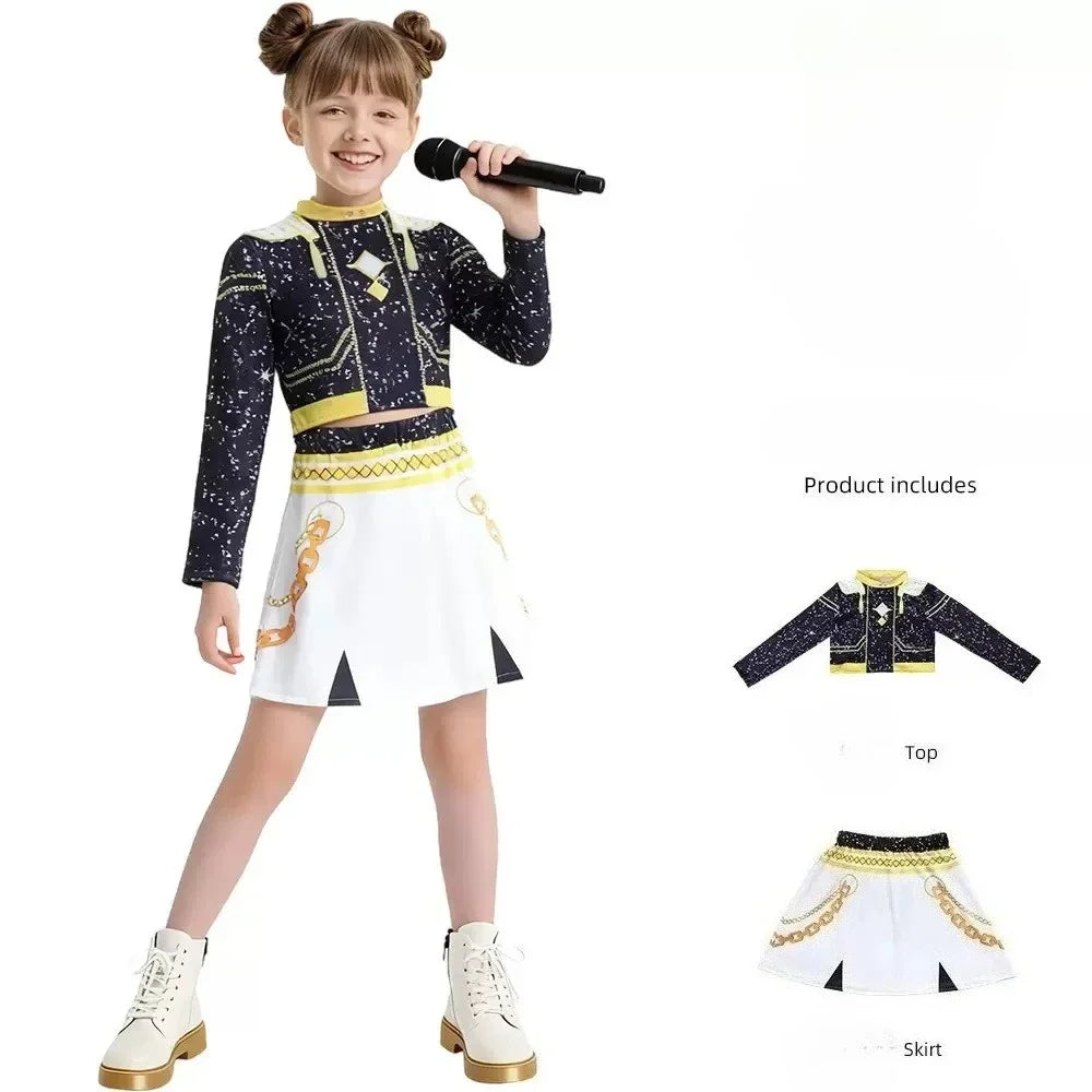 Mira Cosplay Costume kpop Women Girls Halloween Carnival Audlt Kids Child Party Role Playing Outfits