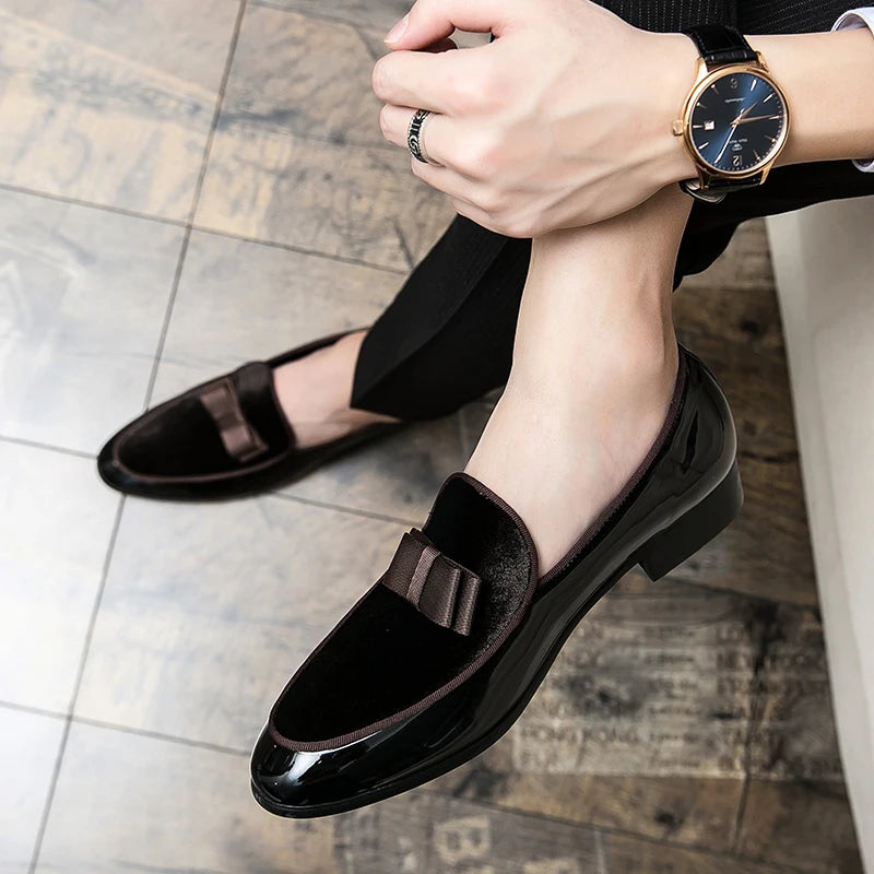 38~48 Mens Dress Italy Paty Leather Wedding Luxury Designer Flats Business Formal Gentleman Casual Driving Shoes for Men Loafers