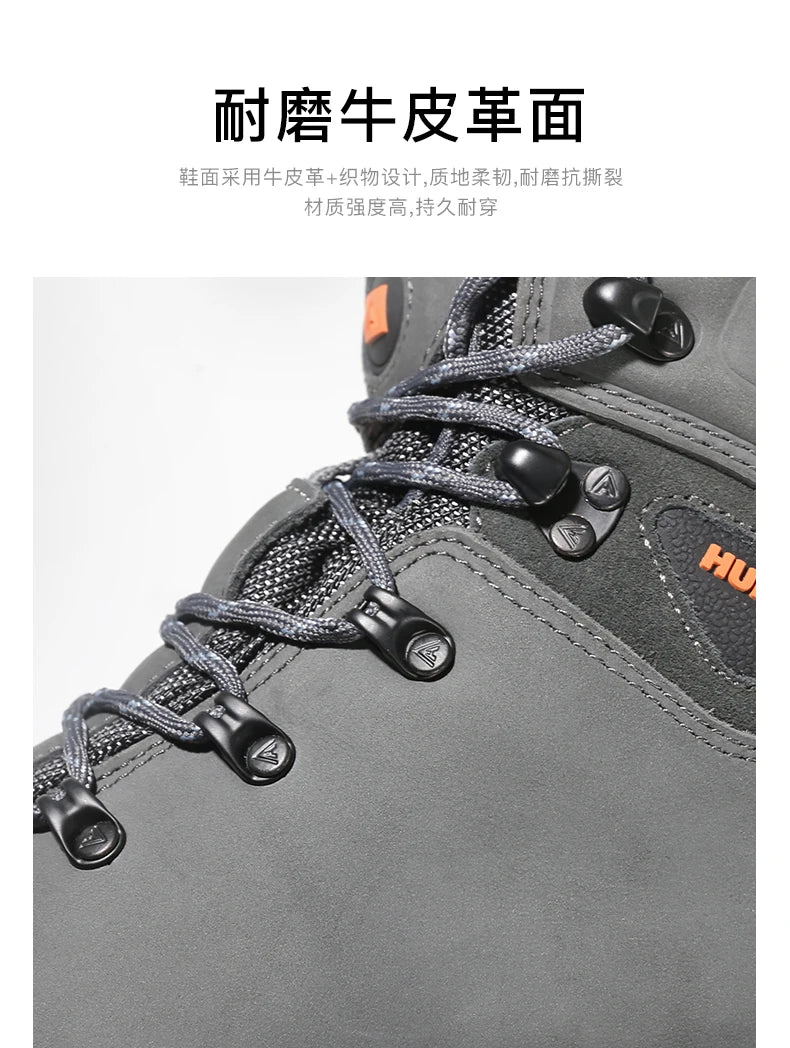 Hiking shoes Men's waterproof hunting Boots Tactical Desert Combat Ankle trekking Boots Male Women warm Leather Sneakers