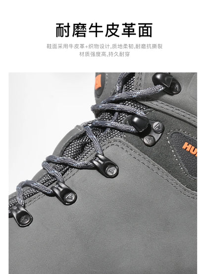 Hiking shoes Men's waterproof hunting Boots Tactical Desert Combat Ankle trekking Boots Male Women warm Leather Sneakers
