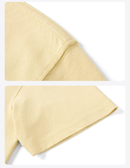 2026 Summer New 【Oversize Short Length】 Cooling T-Shirt 230gsm Crew Neck Moisture-wicking Breathable Tops Men