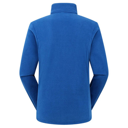 Soft Polar Fleece Jacket with Pockets Lightweight Outdoor Recreation Full Zip Coat