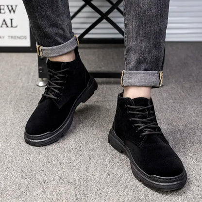 New Casual Trendy 2025 Male Shoes Comfortable Designer Original Deals Low Price Non Slip Footwear Cheap Fashion Y2k Men's Boots