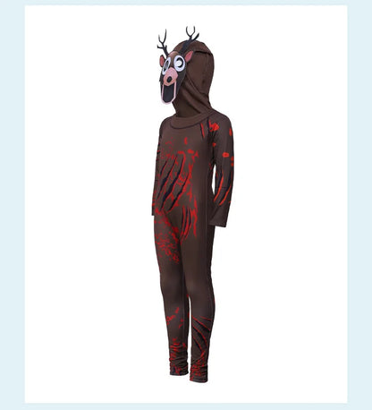 Hot 99 Nights In The Forest Deer costume Owl Cosplay Outfit Halloween Costume for Kid Nightmare Reindeer Christmas Gift