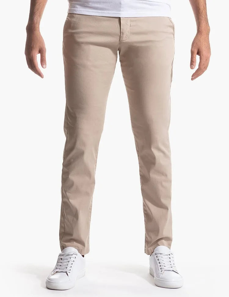 Men Fashion Basic Pencil Pants 2024 New Summer Casual Stand Pocket Pants Men's Ankle-Length Pants Solid Comfy Elasitic Trouser