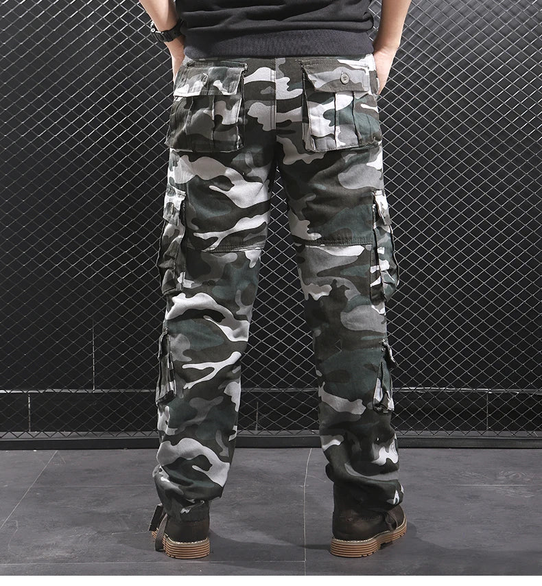 Men's Cargo Pants Men Camouflage Sweatpants Amazon Joggers  Sports Joggers Loose Fit Streetwear Male Hiking Pants