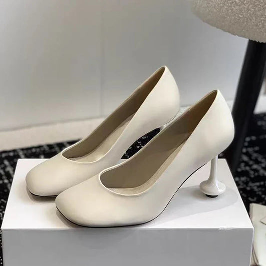 Eilyken Designer Round Toe Women Pumps Sexy Thin High Heels Stripper Shoes Spring Autumn Concise Zapatos De Mujer