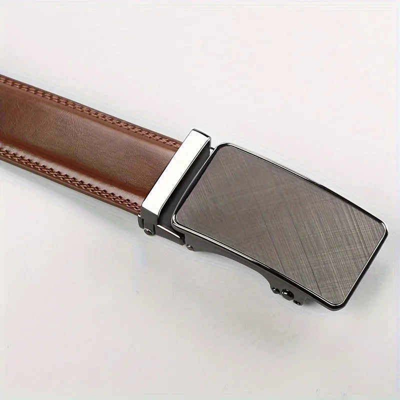 Men's Genuine Leather Cowhide Belt, For Dress Pants