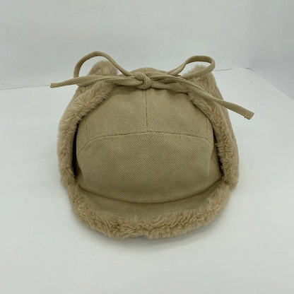 Trendy Faux Fur Winter Hat Thick Warm Faux Fur Hat Lamb Wool Bomber Hat Winter Season for Men and Women