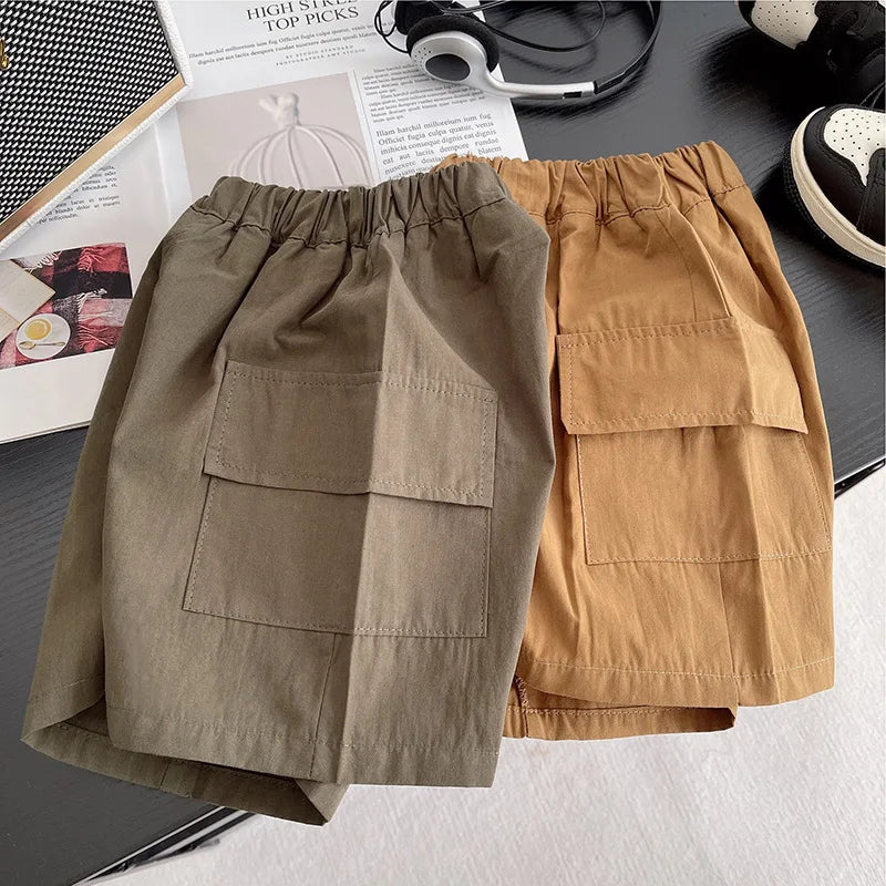 Children Summer Fashion Baby Boy Clothes Suits Striped Pocket TShirt Shorts 2pcs/Set Toddler Casual Costume Kids Tracksuits