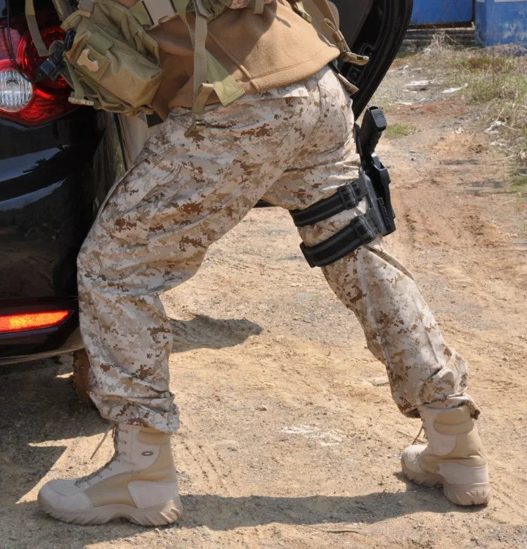 Men's Uniform Camouflage Tactical Multicam Cargo Pants Army Combat Long Trousers Fisthing Climbing Hunting Pants