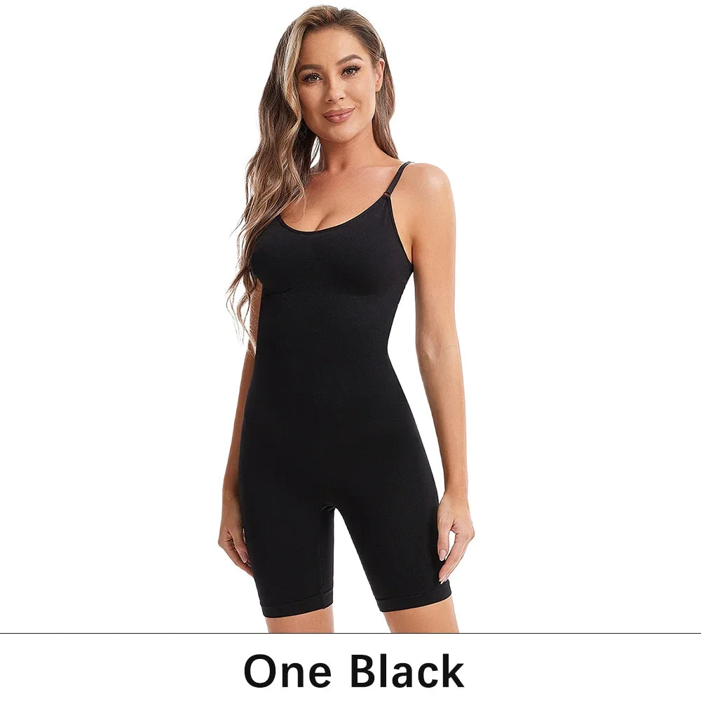 Seamless Bodysuit Compression Open Crotch Shapewear Women Push Up Corset Slimming Butt Lifter Full Body Shaper Slimmer