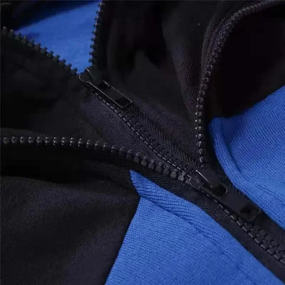 men's hoodie, motorcycle hoodie, couple's vacation two outdoor sports, casual and fashionable warm zipper hoodie