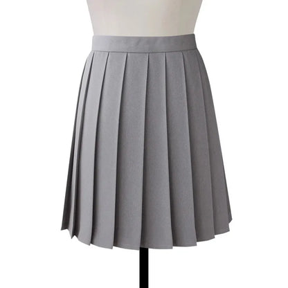 Women High Waist Pleated Midi Skirt Y2k Summer Knee-length Preppy Style Harajuku  Hot Street School Cosplay Casual Female Faldas