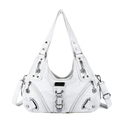 Vintage Women Handbags Fashion Shoulder Bag Large Tote Top-handle Shopping Pack Multifunctional Satchel Lady Hobos Purse