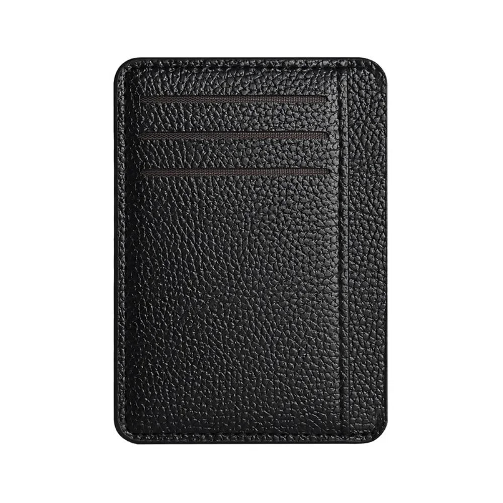 Portefeuilles Minimalistes Fins pour Hommes avec Poche Avant, Bloqueur RFID, Porte-Cartes de Crédit, Portefeuilles en Cuir Portables