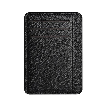 Portefeuilles Minimalistes Fins pour Hommes avec Poche Avant, Bloqueur RFID, Porte-Cartes de Crédit, Portefeuilles en Cuir Portables