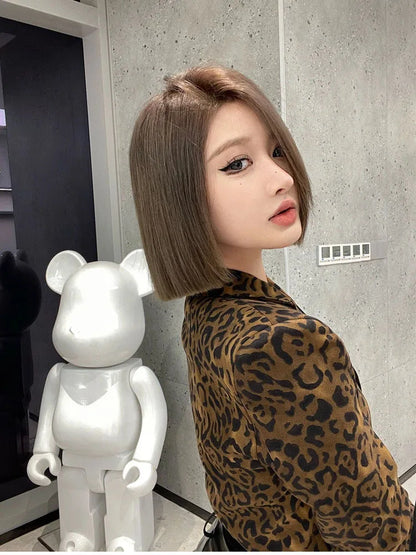 Women Jacket Korean Female Clothes Sexy Fashion Short Suit Coat Long Sleeve Blazer Tunic Leopard Print Cropped Tops Ropa Mujer