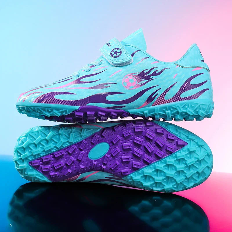 Children Football Field Boots Boys Girls Indoor Society Soccer Shoes Futsal Non Slip Professional Fast Men Soccer Cleats Sneaker
