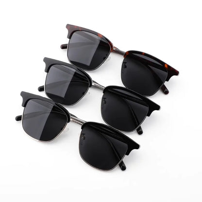 Europe and The United States Retro Sunglasses Classic Large Frame Men's Sunglasses Polarized UV Protection Travel Shading Mirror