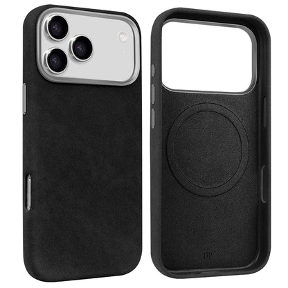 Suede Phone Case for iPhone 17 pro with Magnetic Wireless Charging Anti-Drop Cover Compatible with iPhone 17 16 15 pro Max