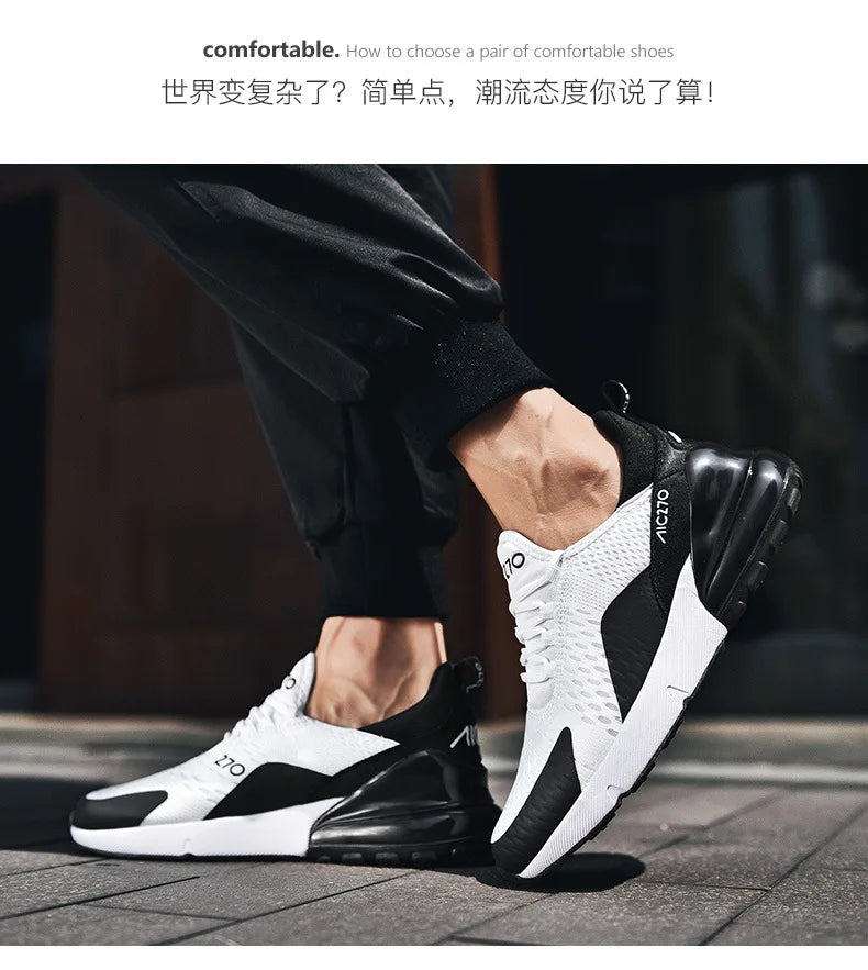 Men's Sneakers Outdoor Jogging Sport Shoes Autumn Season Women Casual Sneakers Shoes Platform Mesh Breathable Casual Shoes 36-47