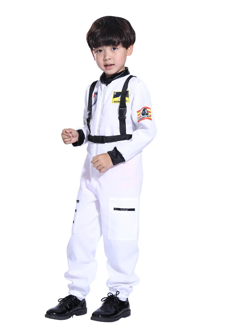 Astronaut Kostuum Voor Kids Space Pak Rol Spelen Dress Up Kostuum School Uniformen Cosplay Party