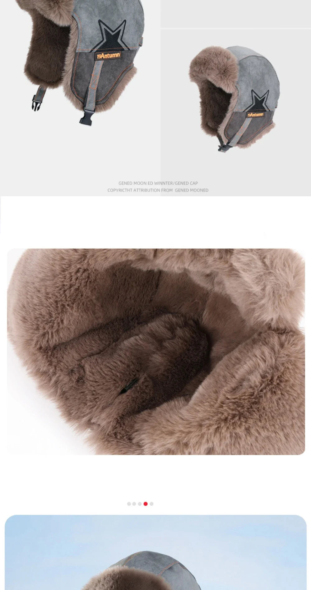 Russian Hat Men Women New Thick Warm Autumn Winter Fur Hat Male Female Windproof Snow Ski Trapper Earflap Cap Bomber Hat