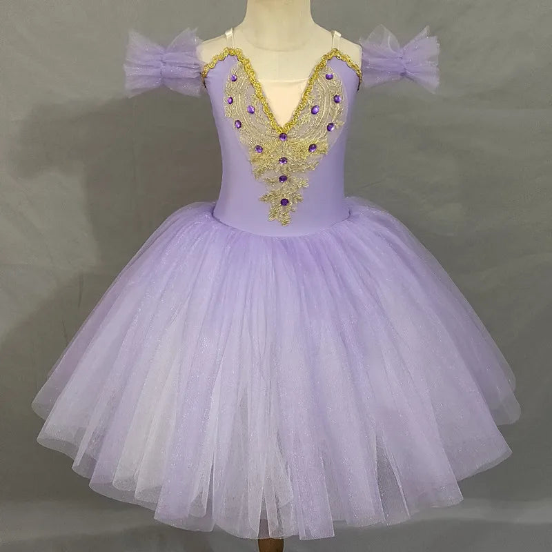 Fashion Children's Day Ballet Dress Kids Tutu Puffy Dance Wear Princess Dresses Girls Summer Performance Clothes Girl Vestidos