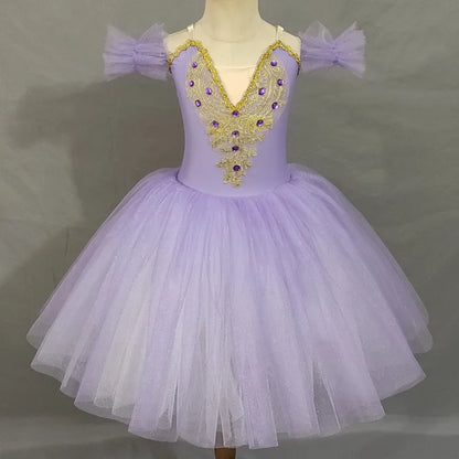 Fashion Children's Day Ballet Dress Kids Tutu Puffy Dance Wear Princess Dresses Girls Summer Performance Clothes Girl Vestidos