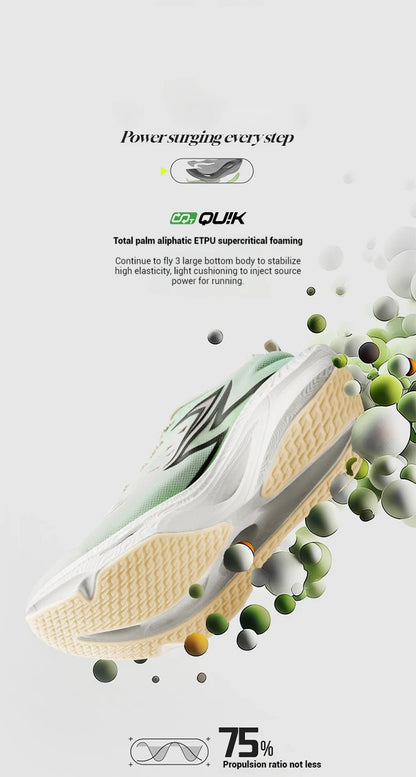 Flame 3.0 ET Men Running Shoes Racing Marathon Breathable Comfort Stable Rebound Jogging Male Sneakers 672612245F